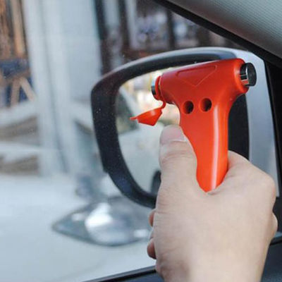 Ferramenta de quebra de vidros para situações de emergência de automóveis Vermelho 46*36*15cm, 46*36*15cm