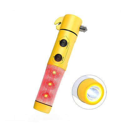 Acidente rodoviário 4 em 1 Lâmpada LED de emergência Mini Safety Hammer para veículos