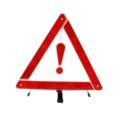 Facilmente montar Red Dot Reflective Triângulo de Aviso de Emergência de Carro de Estrada para a segurança