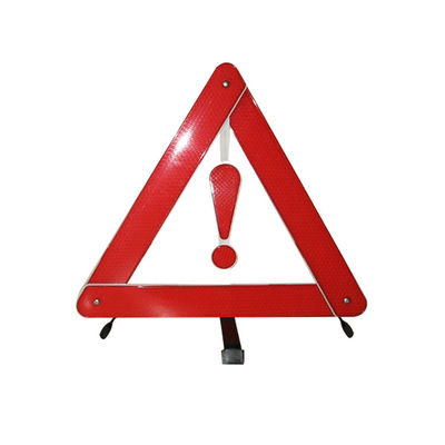Facilmente montar Red Dot Reflective Triângulo de Aviso de Emergência de Carro de Estrada para a segurança