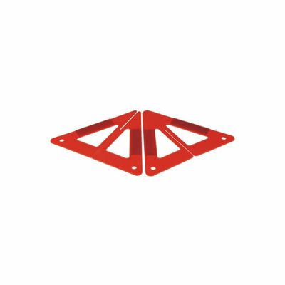 Gpps Hips/Pmma Abs Kit de Segurança de Sinais de Estrada Avaria Triângulo vermelho de alerta de trânsito para emergência
