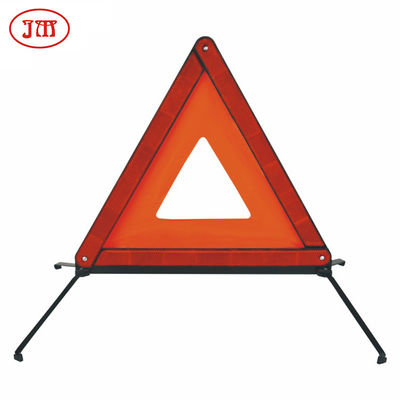 Aviso de triângulo refletor vermelho de alta visibilidade para situações de emergência